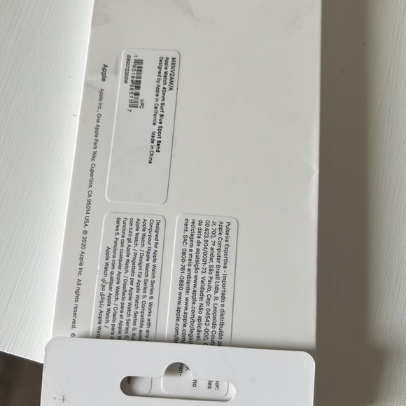 Blue Apple Watch Sport band - Picture 3 of 4